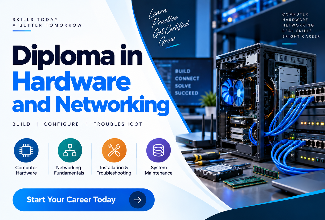 Diploma in Hardware and Networking course